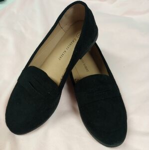 Charles Albert Black Suede Loafers